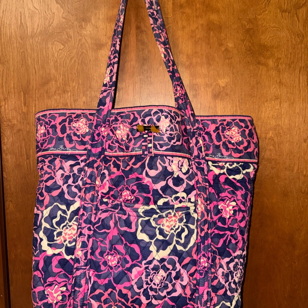 Vera Bradley Pink and Purple Floral Tote